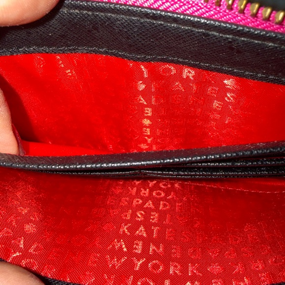 Kate Spade Multicolor Striped Tote and Matching Wallet EUC - Picture 12 of 15